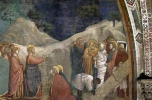 Jesus raising Lazarus John 11
