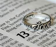 1 Cor 13 love, ring