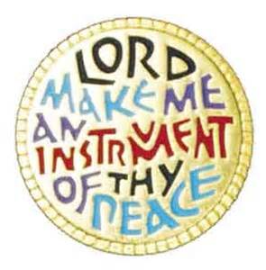 instrument of Your peace, round