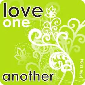 John 13-34 love one another, swirls