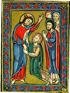 Jesus and Thomas illustration John 20-24