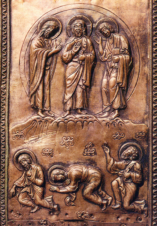 Jesus Transfiguration Georgian relief Luke 9