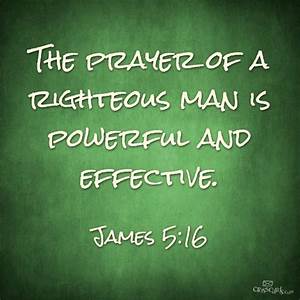 James 5-16 prayer of righteous, words