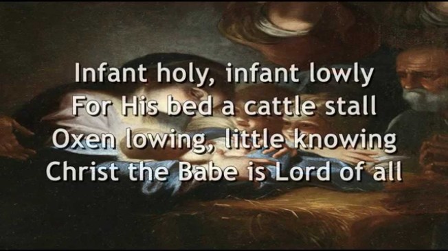 Infant Holy, words