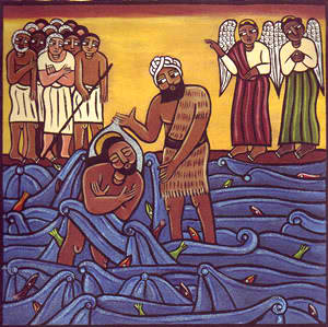 luke 3-21 african depiction baptism