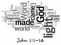 John 1 1-14 word cloud